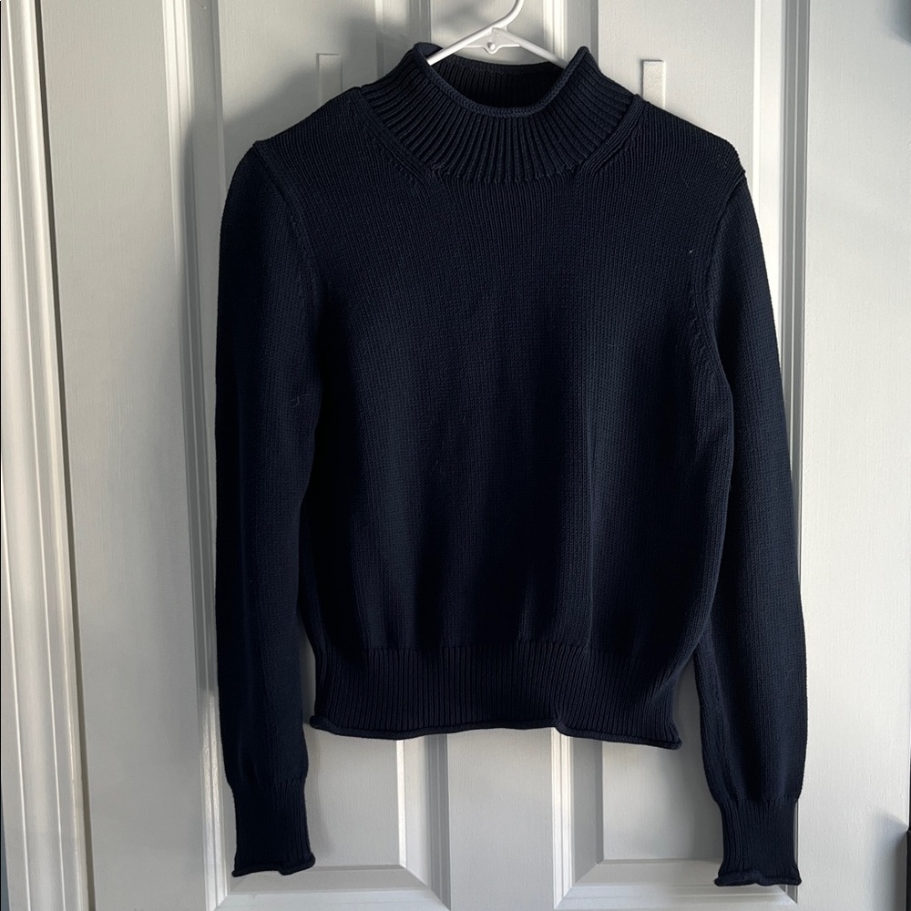J.Crew Navy Rollneck Women's Sweater